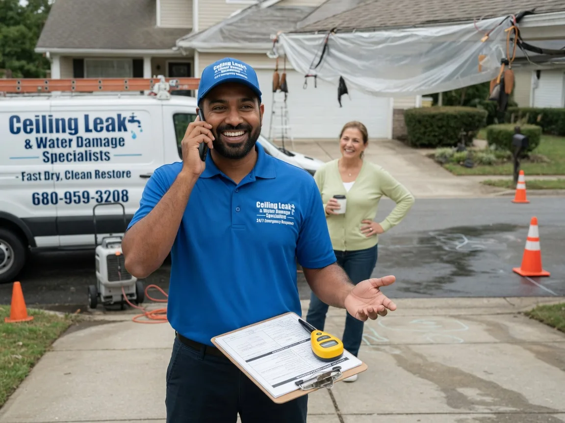 Ceiling Leak Cleanup Cicero, IN FAQs